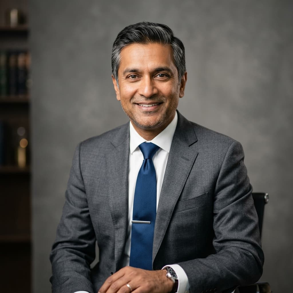 Portrait of Ravi Deshmukh, Founding Partner at Crestline Global Partners