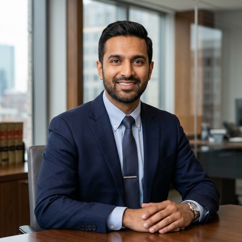 Portrait of Samir Patel, Counsel at Crestline Global Partners